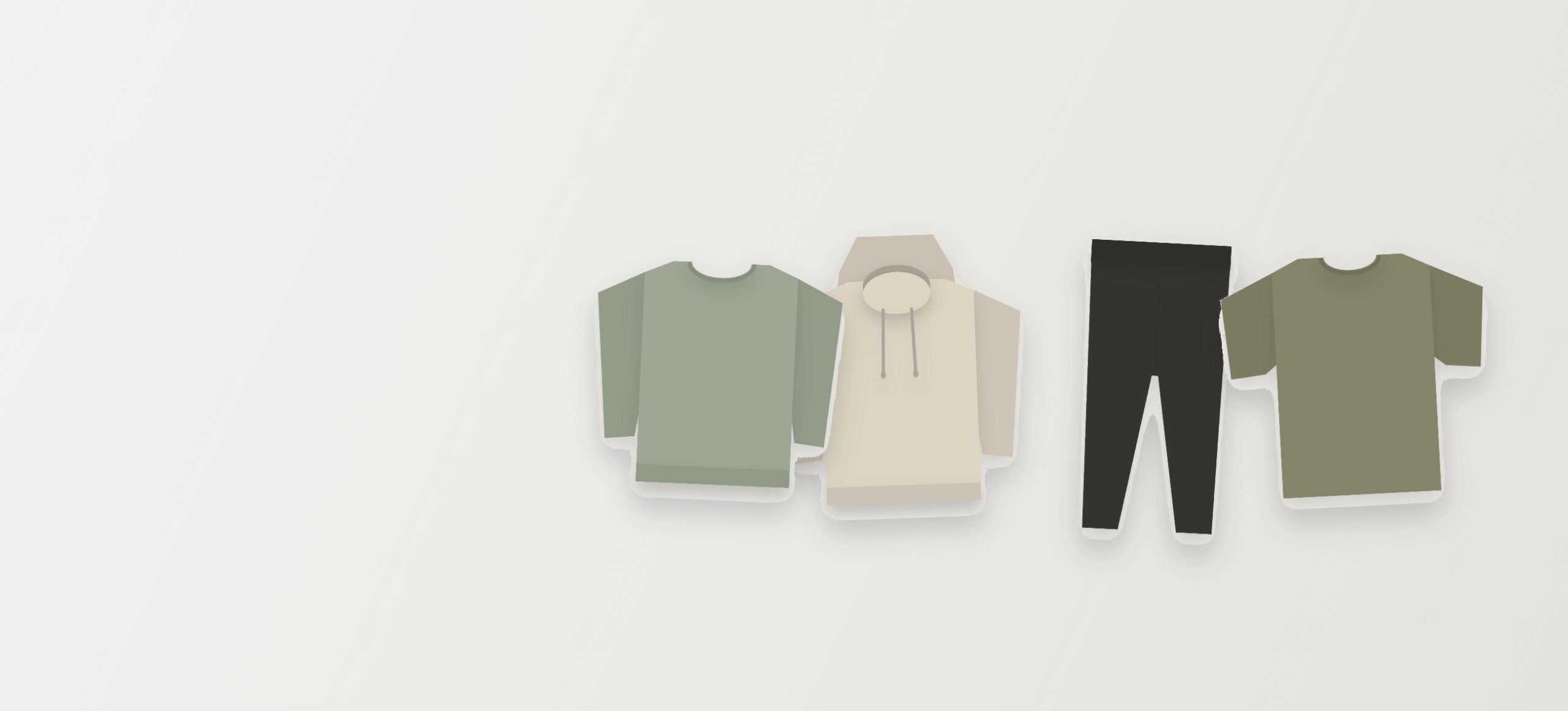 Heavy Tee, Heavy Hoodie und Wide Pant
